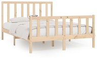 Rám postele masivní dřevo 150 × 200 cm King Size, 3106838 - Rám postele