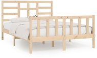 Rám postele masivní dřevo 150 × 200 cm King Size, 3107618 - Rám postele