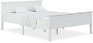 Rám postele bílý masivní borové dřevo 160 × 200 cm, 322185 - Bed