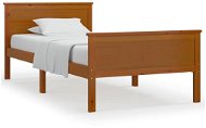 Rám postele medovo hnedý masívna borovica 90 × 200 cm, 322188 - Rám postele