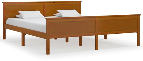 Rám postele medově hnědý masivní borovice 180 × 200 cm, 322193 - Bed - Main image