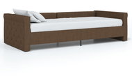 SHUMEE válenda s USB 90 × 200 cm, tmavě hnědá, 337198 - Postel