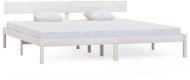 Rám postele biely masívna borovica 180 × 200 cm UK Super King, 810163 - Rám postele