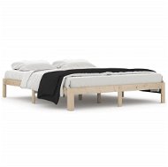 Rám postele masivní dřevo borovice 160 × 200 cm, 810375 - Rám postele