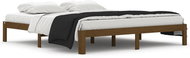 Rám postele medově hnědý masivní dřevo 180 × 200 cm Super King, 810383 - Postel