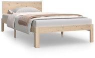 Bed frame solid pine 100 × 200 cm, 810485 - Bed