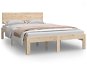 Rám postele masivní borovice 120 × 200 cm, 810490 - Rám postele