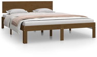 Rám postele medově hnědý masivní borovice 140 × 200 cm, 810498 - Postel