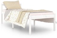 Rám postele bílý masivní borovice 90 × 200 cm, 810600 - Rám postele