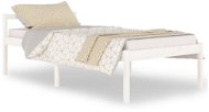 Rám postele bílý masivní borovice 100 × 200 cm, 810605 - Rám postele