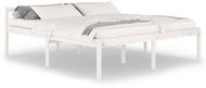 Rám postele bílý masivní borovice 180 × 200 cm Super King, 810630 - Postel