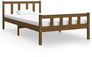 Rám postele medovo hnedý masívne drevo 90 × 200 cm, 810667 - Rám postele