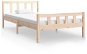 Rám postele masivní dřevo 100 × 200 cm, 810669 - Rám postele