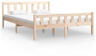 Rám postele masívne drevo 140 × 200 cm, 810679 - Rám postele