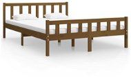 Rám postele medovo hnedý masívne drevo 140 × 200 cm, 810682 - Rám postele