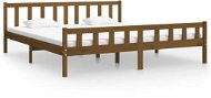 Rám postele medově hnědý masivní dřevo 180 × 200 cm Super King, 810697 - Rám postele