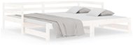 Výsuvná postel bílá 2× (90 × 190) cm masivní borovice, 814655 - Rám postele