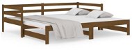Výsuvná postel medově hnědá 2× (90 × 190 cm) masivní borovice, 814657 - Rám postele