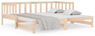 Výsuvná postel 2× (90 × 190) cm masivní borovice, 814664 - Rám postele