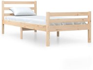 Rám postele masivní dřevo 90 × 200 cm, 814804 - Rám postele