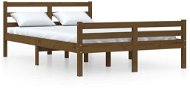 Rám postele medově hnědý masivní dřevo 140 × 200 cm, 814822 - Rám postele