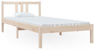 Rám postele masívne drevo 90 × 200 cm, 814869 - Rám postele