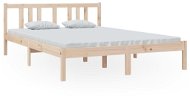 Rám postele masivní dřevo 140 × 200 cm, 814884 - Rám postele