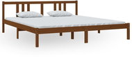 Rám postele medově hnědý masivní dřevo 180 × 200 cm Super King, 814902 - Postel
