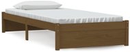 Rám postele medově hnědý masivní dřevo 90 × 200 cm, 814937 - Rám postele