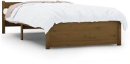 Rám postele medovo hnedý masívne drevo 90 × 200 cm, 815032 - Rám postele