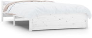 Rám postele bílý masivní dřevo 120 × 200 cm, 815040 - Rám postele