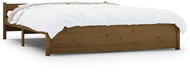 Rám postele medově hnědý masivní dřevo 150 × 200 cm King Size, 815052 - Rám postele