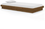 Rám postele medovo hnedý masívne drevo 100 × 200 cm, 819900 - Rám postele