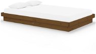 Rám postele medovo hnedý masívne drevo 120 × 200 cm, 819905 - Rám postele