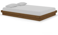 Rám postele medově hnědý masivní dřevo 140 × 200 cm, 819910 - Postel