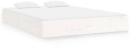 Rám postele bílý masivní dřevo 150 × 200 cm King Size, 820038 - Rám postele