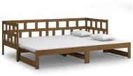 Výsuvná postel medově hnědá masivní borovice 2× (90 × 200) cm, 820225 - Rám postele