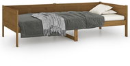 SHUMEE válenda 90 × 200 cm, masivní borové dřevo, medově hnědá, 820240 - Postel