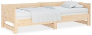Výsuvná postel masivní borovice 2× (90 × 200) cm, 820252 - Rám postele