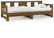 Výsuvná postel medově hnědá masivní borovice 2× (90 × 190) cm, 820295 - Rám postele