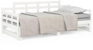 Výsuvná postel bílá masivní borovice 2× (90 × 200) cm, 820343 - Rám postele