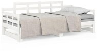Výsuvná postel bílá masivní borovice 2× (80 × 200) cm, 820348 - Rám postele