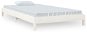 Stohovatelná postel bílá 100 × 200 cm masivní borovice, 820388 - Rám postele