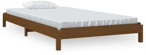 Stohovatelná postel medově hnědá 100 × 200 cm masivní borovice, 820390 - Postel - Main image