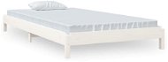 Stohovateľná posteľ biela 80 × 200 cm masívna borovica, 820398 - Rám postele