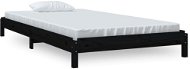 Stohovatelná postel černá 80 × 200 cm masivní borovice, 820401 - Rám postele