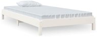 Stohovatelná postel bílá 75 × 190 cm masivní borovice, 820408 - Rám postele