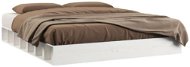Rám postele bílý 160 × 200 cm masivní dřevo, 820667 - Rám postele