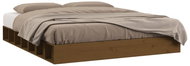 Rám postele medově hnědý 150 × 200 cm King Size masivní dřevo, 820674 - Rám postele