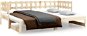 Výsuvná posteľ 2× (90 × 190) cm masívna borovica, 820776 - Rám postele